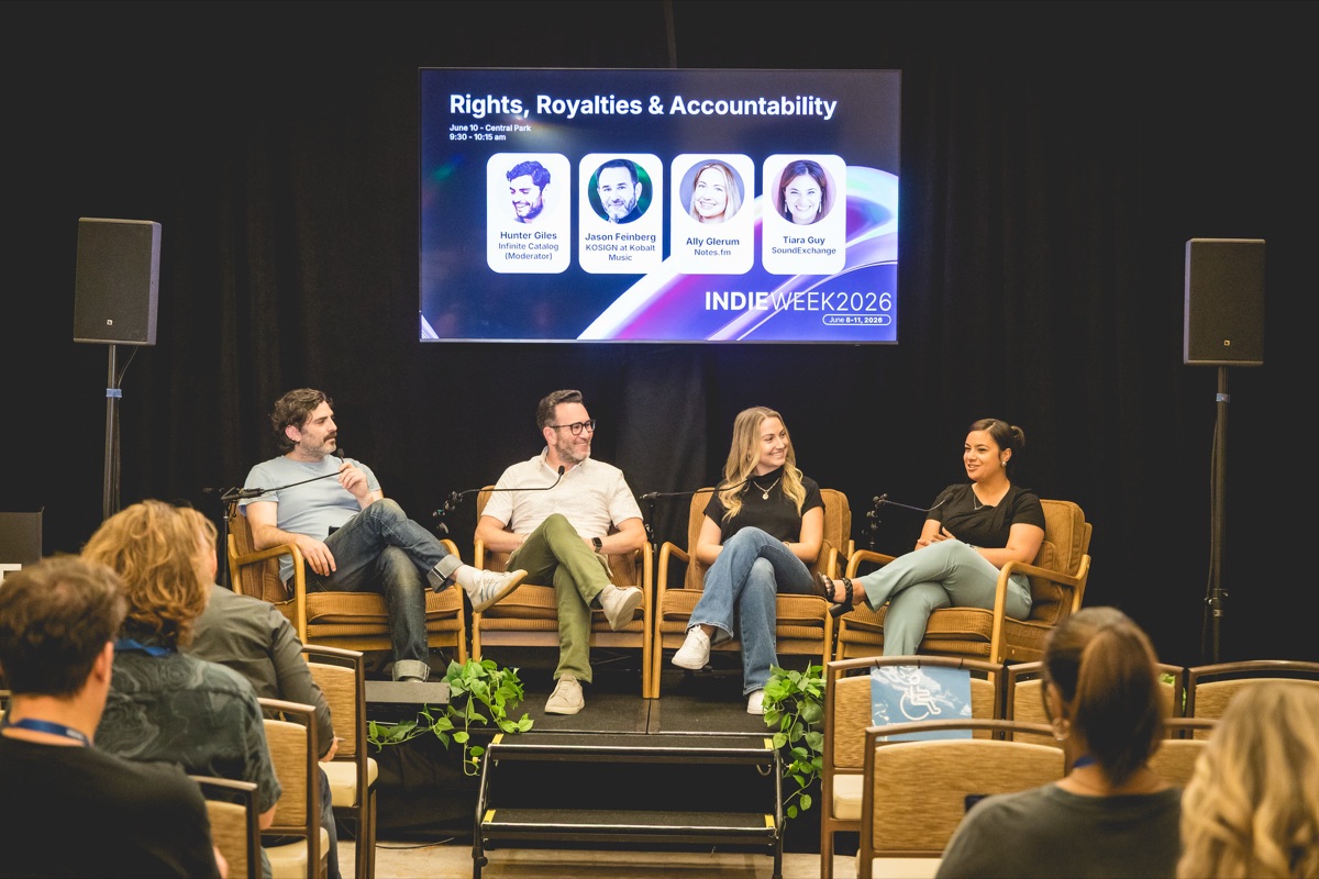 Ally on the Rights, Royalties & Accountability panel at Indie Week 2026