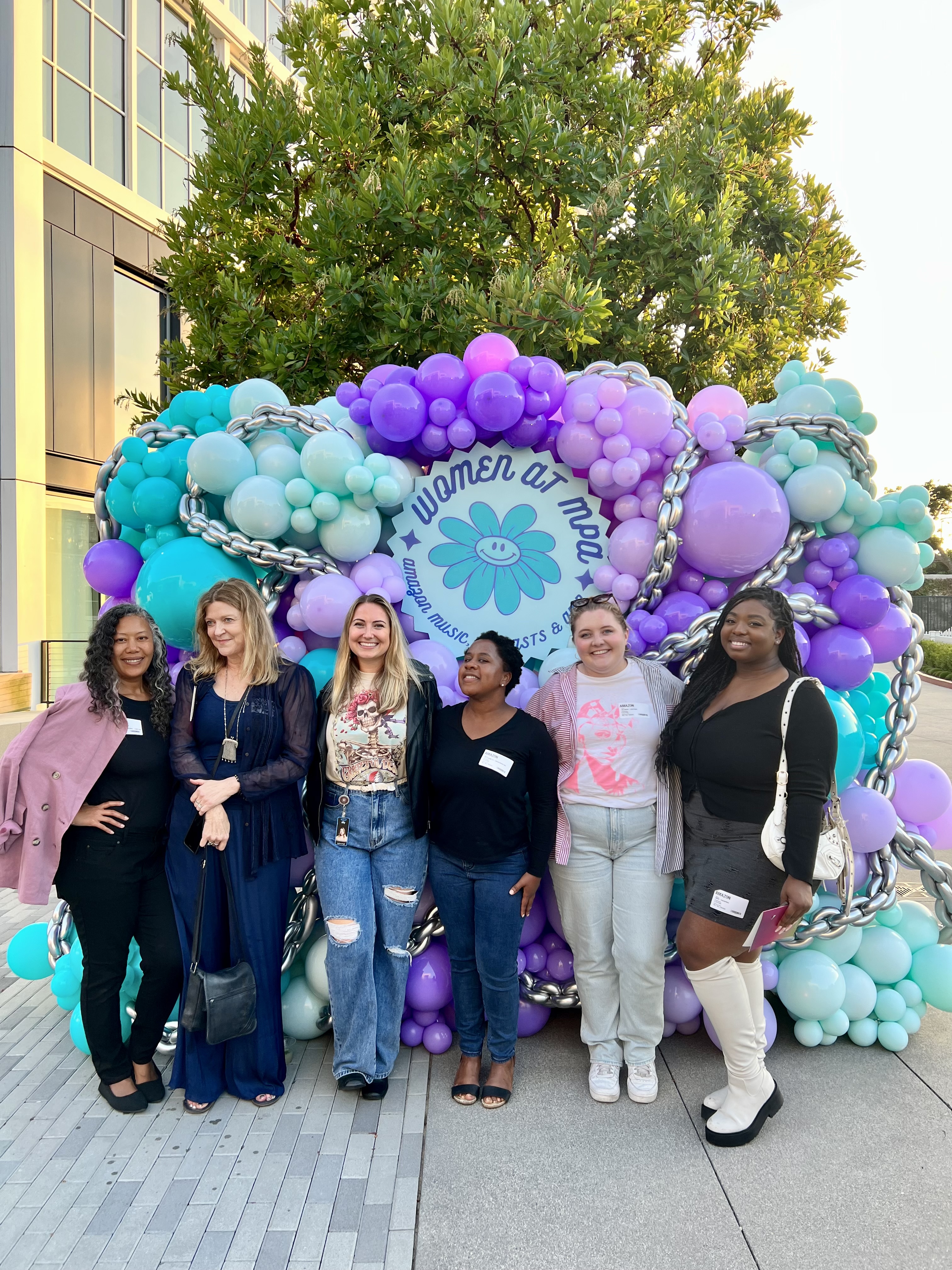 Women in Music group at Amazon event